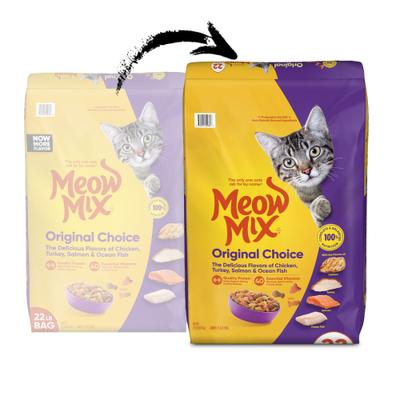 Show full view: Tidy Cats 24/7 Performance Scented Non-Clumping Clay Litter + Meow Mix Original Choice Dry Cat Food slide 7 of 9