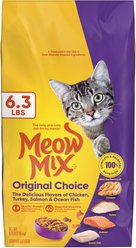 Meow Mix Original Choice Dry Cat Food, 6.3-lb bag slide 1 of 8