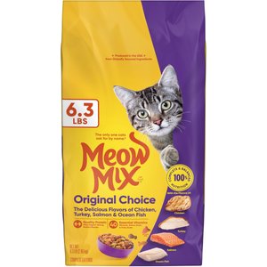 Meow Mix Original Choice Dry Cat Food, 6.3-lb bag