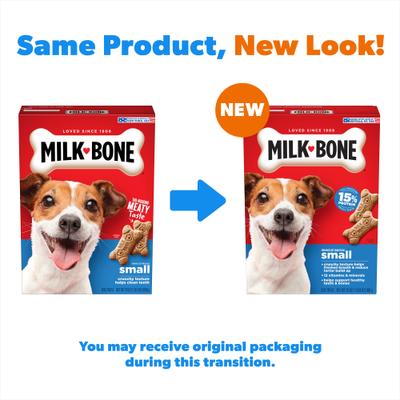Show full view: Milk-Bone Original Small Biscuit Dog Treats, 1.5-lb box, bundle of 2 slide 3 of 12