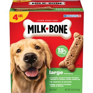 Milk-Bone Original Large Biscuit Dog Treats, 4-lb box