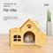 Show in main carousel: NonoPets Deluxe All-Season Wooden Villa House for Small Dogs & Cats, Medium slide 3 of 7