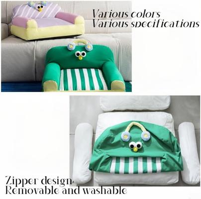 Show full view: NonoPets Frog Cartoon Soft Cotton Lounge Sofa Bed for Small Dogs & Cats, Medium slide 6 of 9