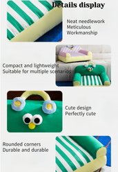NonoPets Frog Cartoon Soft Cotton Lounge Sofa Bed for Small Dogs & Cats, Large slide 2 of 7