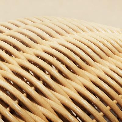 Show full view: NonoPets Handwoven Cozy Dome House Rattan with Ears Cat Bed with Soft Cushion slide 5 of 6