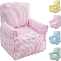 NonoPets Gingham Soft Washable Sofa Chair Bed for Small Dogs & Cats, Pink