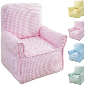 NonoPets Gingham Soft Washable Sofa Chair Bed for Small Dogs & Cats, Pink