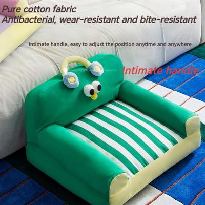 Show full view: NonoPets Frog Cartoon Soft Cotton Lounge Sofa Bed for Small Dogs & Cats, Medium slide 8 of 9