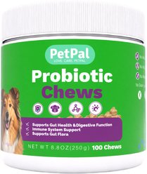 PetPal Probiotic Healthy Gut & Digestive Support Soft Chews for Dogs, 8-oz can