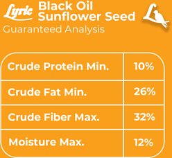Lyric Black Oil Sunflower Wild Bird Food, 25-lb bag slide 2 of 8