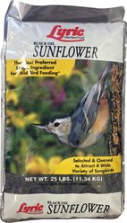 Lyric Black Oil Sunflower Wild Bird Food, 25-lb bag