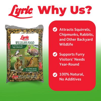 Show full view: Lyric Wildlife Food Wild Bird & Small Pet Food, 10-lb bag slide 3 of 10