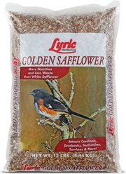 Lyric Golden Safflower Seed Wild Bird Food, 12-lb bag