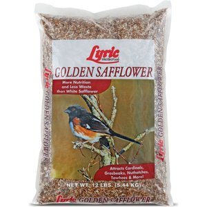 Lyric Golden Safflower Seed Wild Bird Food, 12-lb bag