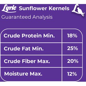 Lyric Sunflower Kernels Wild Bird Food, 5-lb bag