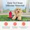 Show in main carousel: Bark Potty Soft Silicone Fire Hydrant Potty Training for Small Dogs, 4 x 7-in, Red slide 3 of 11