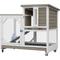 Show in main carousel: Aivituvin Indoor Rabbit Hutch with Pull-Out Tray, Large slide 2 of 8