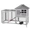 Show in main carousel: Aivituvin XZ7002 Two Story with No Leak Tray Bunny Hutch slide 2 of 11