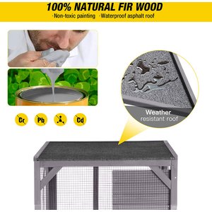 Aivituvin Catio Outdoor Cat House