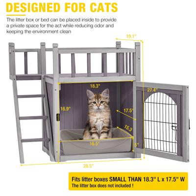 Show full view: Aivituvin Outdoor & Indoor Cat House slide 4 of 11