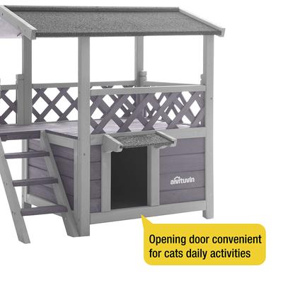 Show full view: Aivituvin Outdoor & Indoor Cat House slide 6 of 11