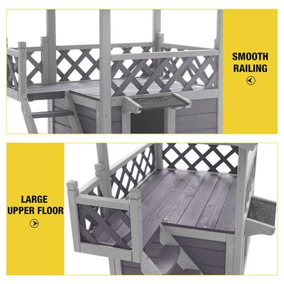 Show full view: Aivituvin Outdoor & Indoor Cat House slide 5 of 11