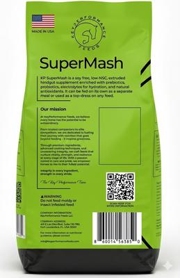 Show full view: KeyPerformance Feeds SuperMash Low Sugar & Low Starch Horse Feed, 44-lb bag slide 2 of 3