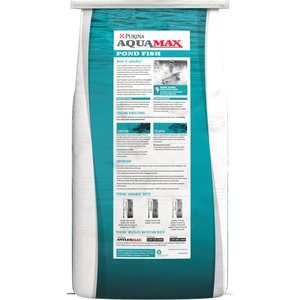 Purina AquaMax Pond Fish 4000 Extruded Fish Food, 50-lb bag