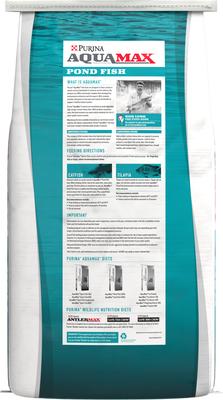 Show full view: Purina AquaMax Pond Fish 4000 Extruded Fish Food, 50-lb bag slide 2 of 2