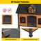 Show in main carousel: Aivituvin Premium Wooden Iron Frame & Asphalt Roof Dog House slide 5 of 10