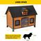 Show in main carousel: Aivituvin Premium Wooden Iron Frame & Asphalt Roof Dog House slide 6 of 10