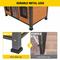 Show in main carousel: Aivituvin Premium Wooden Iron Frame & Asphalt Roof Dog House slide 4 of 10