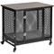 Show in main carousel: Aivituvin Side End Table Furniture Style Dog Crate with Tray, Cushion & Casters, Medium slide 1 of 11