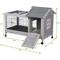 Show in main carousel: Aivituvin 28.3-in Indoor & Outdoor Wheeled Rabbit Hutch  slide 6 of 9
