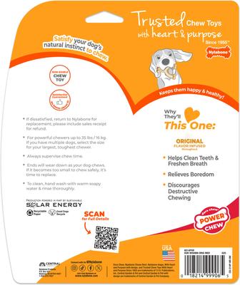 Show full view: Nylabone Power Chew Original Flavored Wishbone Dog Chew Toy, Medium slide 10 of 14