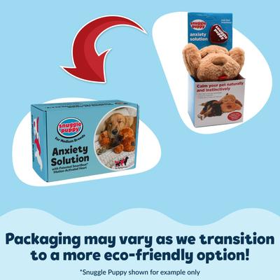 Show full view: Snuggle Puppy Junior Plush Dog Toy, Gray slide 8 of 8