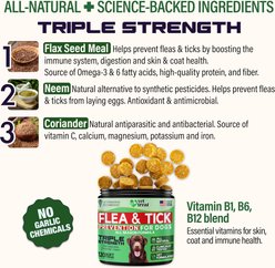 Vet Treat Flea & Tick Oral Treatment for Dogs, 9-oz jar slide 2 of 6