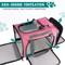 Show in main carousel: Gapzer Soft-Sided Airline Approved Bag Dog & Cat Carrier, 18.1 x 11.8 x 11.8-in, Pink slide 6 of 9