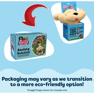 Snuggle Puppy Original Snuggle Puppy Plush Dog Behavioral Aid Anxiety Relief, Biscuit
