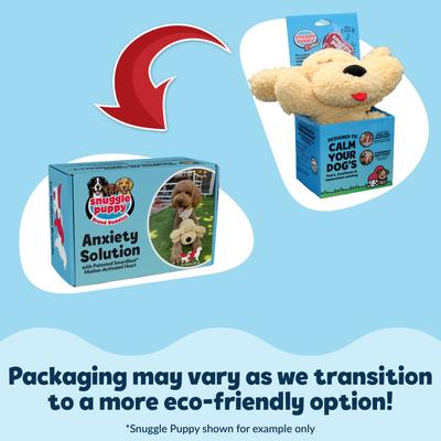 Show full view: Snuggle Puppy Snuggle Kitty Plush Dog Toy, Gray & White slide 8 of 8