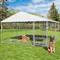 Show in main carousel: Yafylly Large Outdoor Dog Kennel, Silver, 10 x 10-ft slide 1 of 7