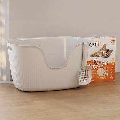Show full view: Catit Loo Litter Box with Scoop, White slide 6 of 8