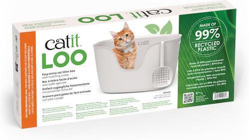 Show full view: Catit Loo Litter Box with Scoop, White slide 2 of 8