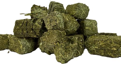 Show full view: Blue Mountain Hay High Altitude Alfalfa Hay Cubes Horse Feed, 50-lb bag slide 2 of 4