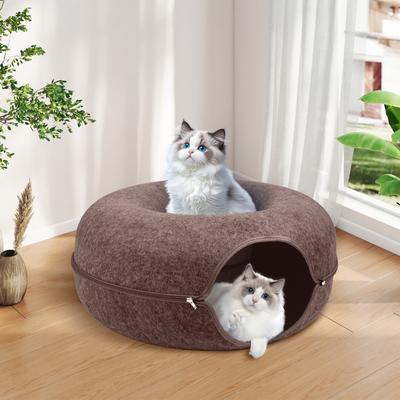Show full view: Heeyoo Cat Cave Bed, Coffee slide 4 of 6