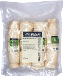 Redbarn All-Natural Beef Cheek Roll Dog Chews, Large, 4 count