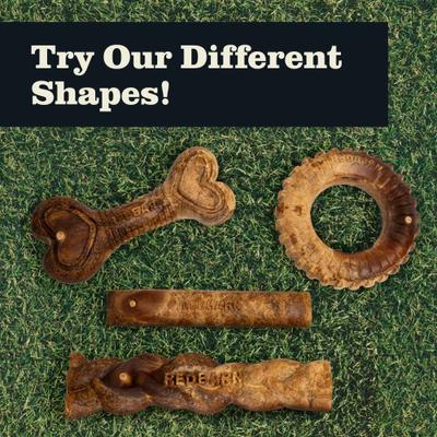 Show full view: Redbarn Dur-A-Bulls Bones Hickory Flavor Dog Chew Treats, Large, 3 count slide 8 of 11