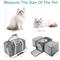 Show in main carousel: Gapzer Expandable Collapsible Washable TSA Airline Approved Soft Dog & Cat Carrier, Grey, 17.7 x 11 x 11-in slide 3 of 10