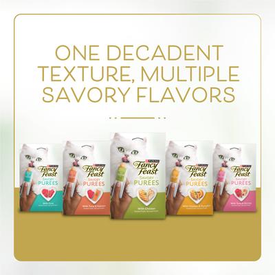 Show full view: Fancy Feast Savory Puree Naturals Tuna Flavored in a Demi-Glace Squeezable Lickable Adult Cat Treats, 0.32-oz tube, case of 12 slide 8 of 12