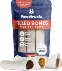 Pawstruck Variety Pack Filled Dog Bones, Large, 3 count